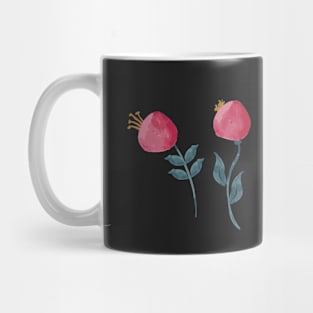 Darling Pink Fantasy Rosa in a Row Mug